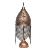 Casco otomano, réplica de casco de museo martillado a mano